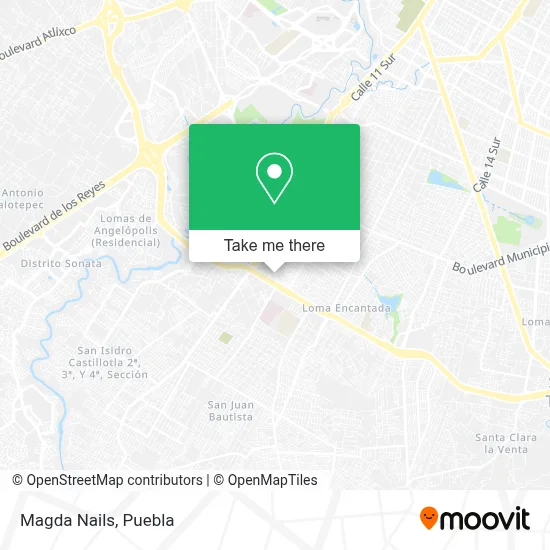 Magda Nails map