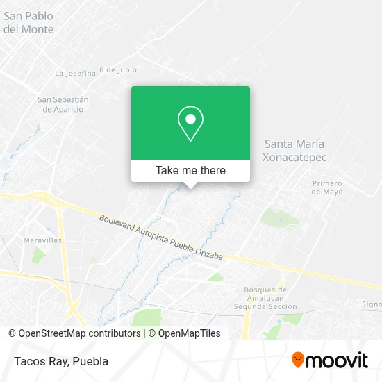 Tacos Ray map