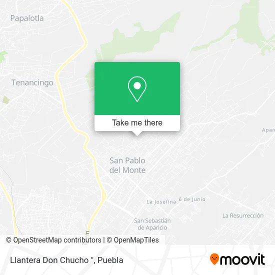 Llantera Don Chucho " map