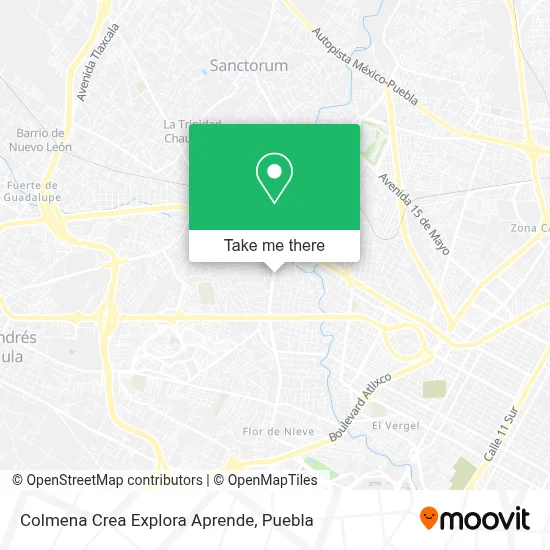 Colmena Crea Explora Aprende map
