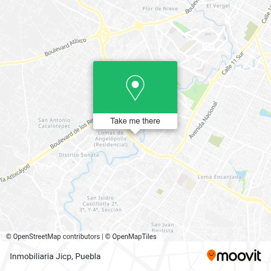 Inmobiliaria Jicp map