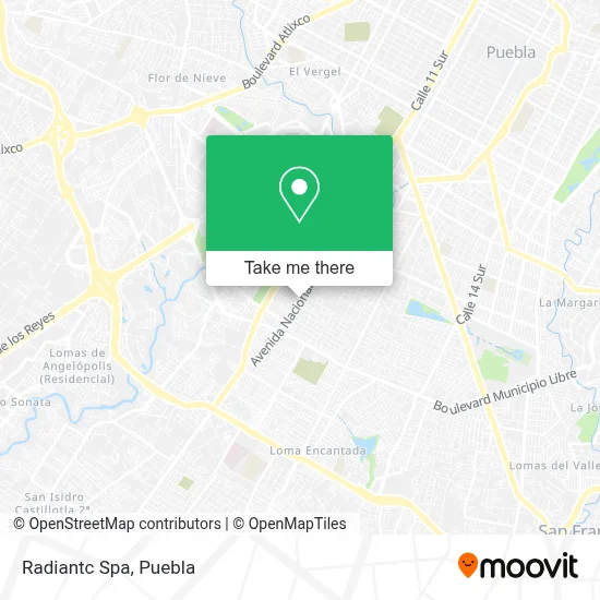 Radiantc Spa map