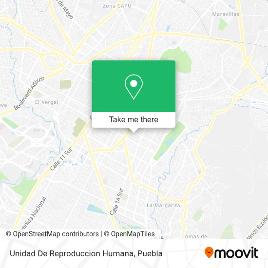 Unidad De Reproduccion Humana map