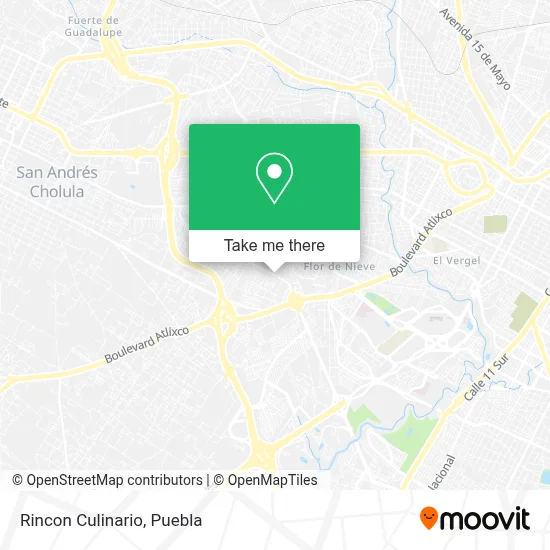Rincon Culinario map