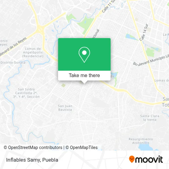 Inflables Samy map