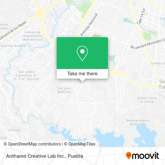 Anthares Creative Lab Inc. map