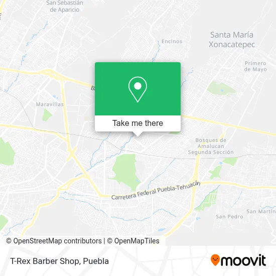 T-Rex Barber Shop map