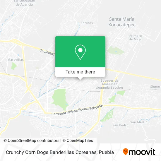 Crunchy Corn Dogs Banderillas Coreanas map