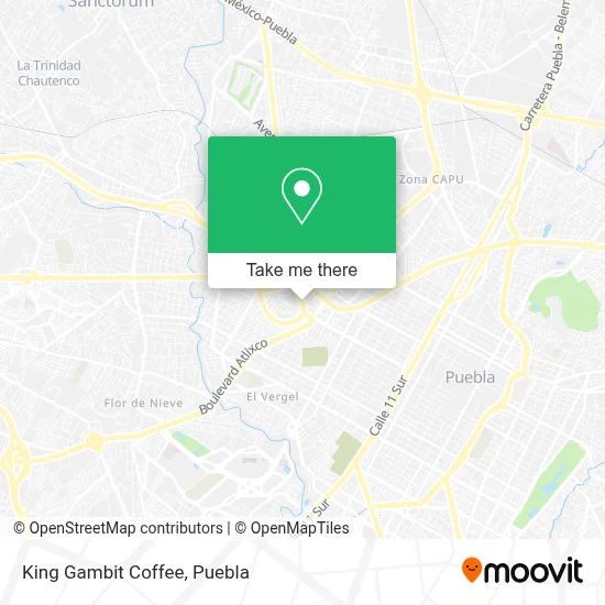 King Gambit Coffee map