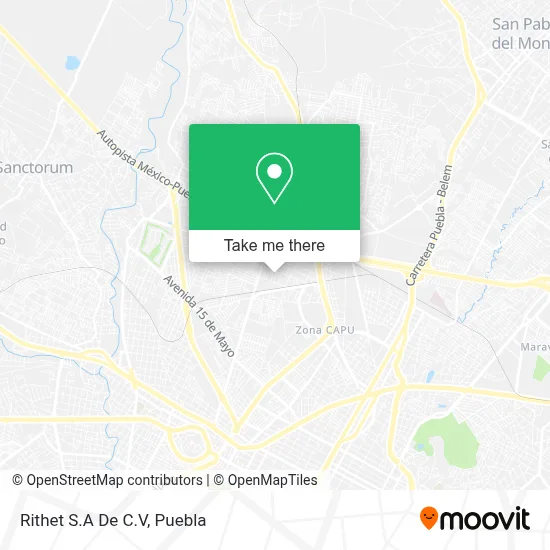 Rithet S.A De C.V map
