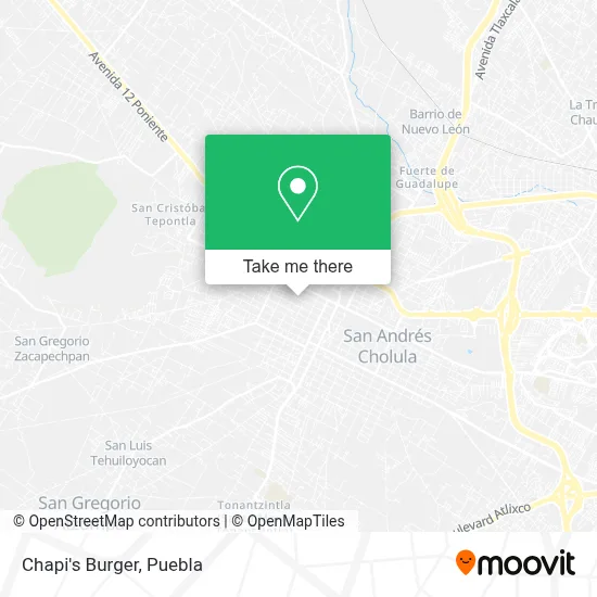 Chapi's Burger map
