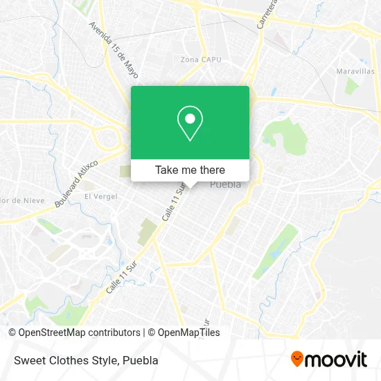 Sweet Clothes Style map
