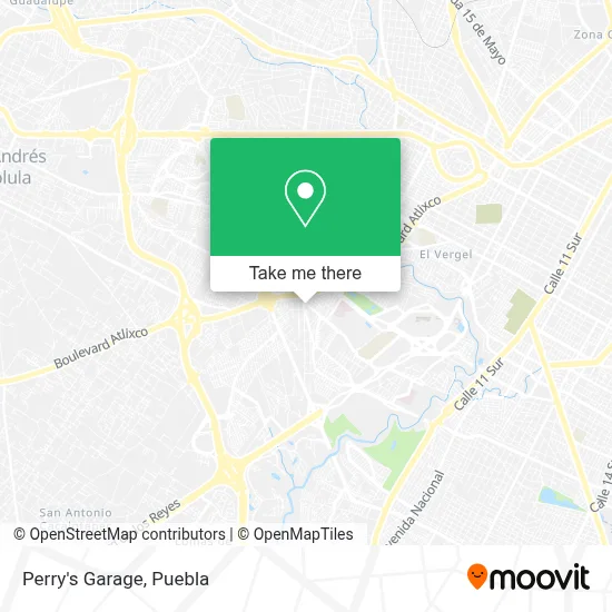 Perry's Garage map