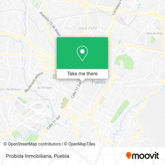 Probida Inmobiliaria map