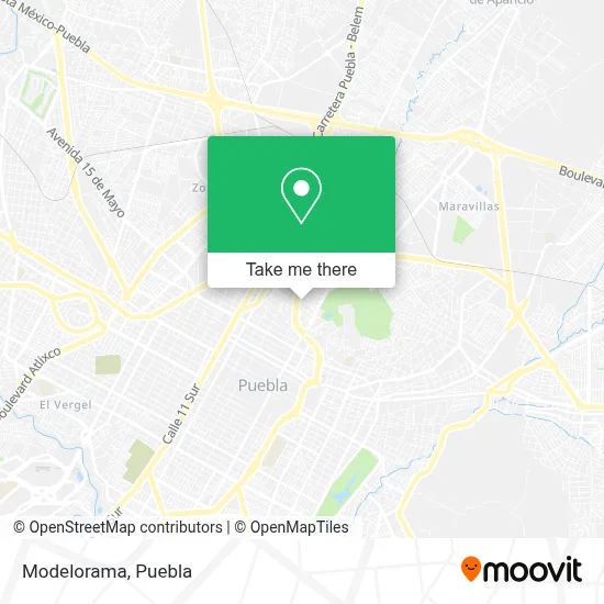 Modelorama map