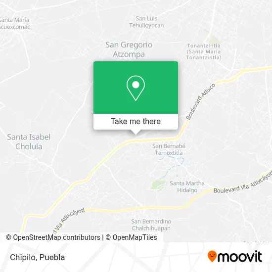 Chipilo map