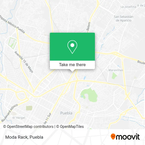 Moda Rack map