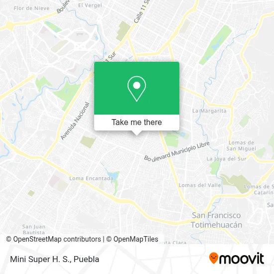 Mini Super H. S. map