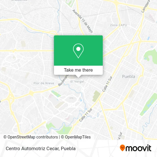 Centro Automotriz Cecar map