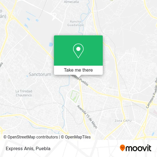 Express Anis map