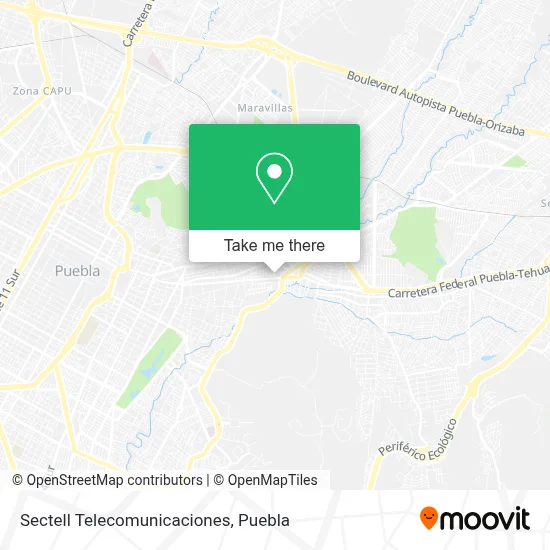 Sectell Telecomunicaciones map