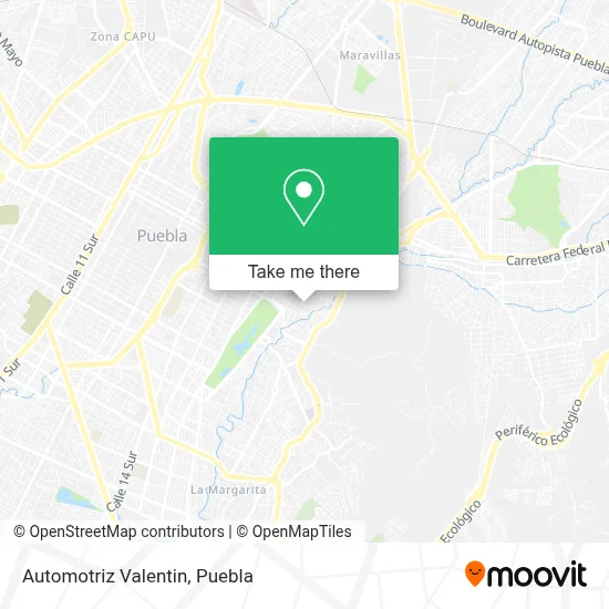 Automotriz Valentin map