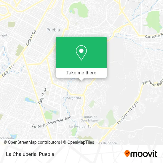 La Chaluperia map