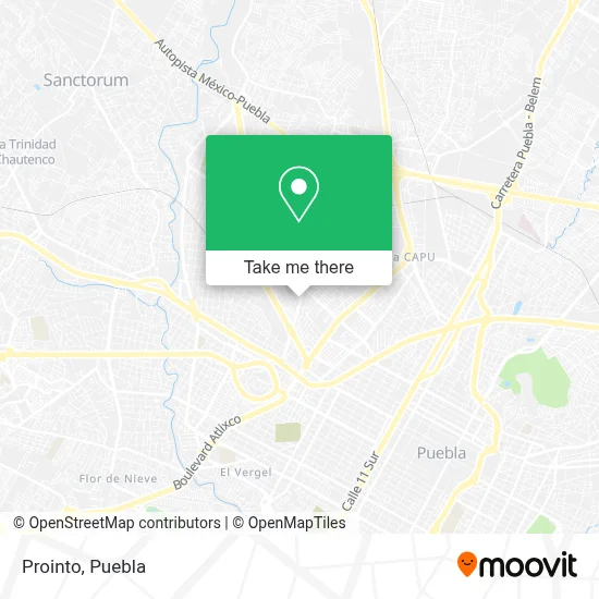 Prointo map
