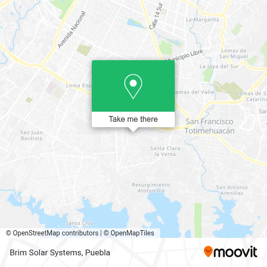 Brim Solar Systems map