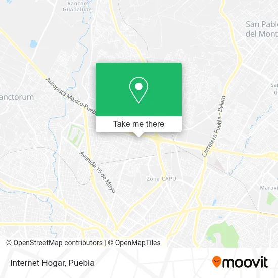 Internet Hogar map