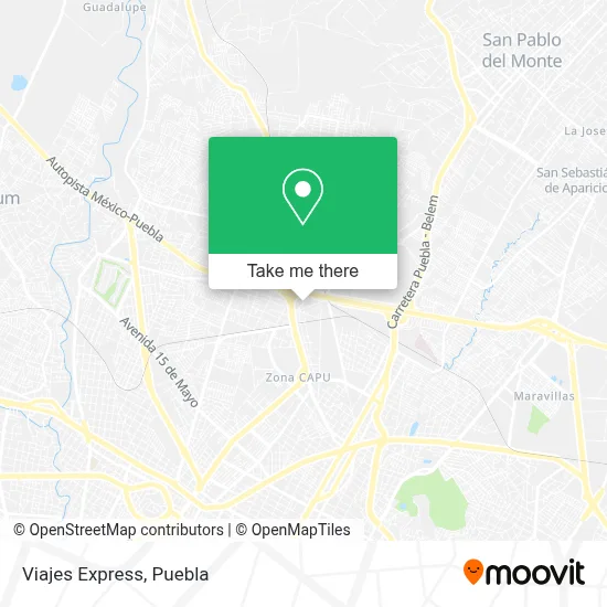 Viajes Express map