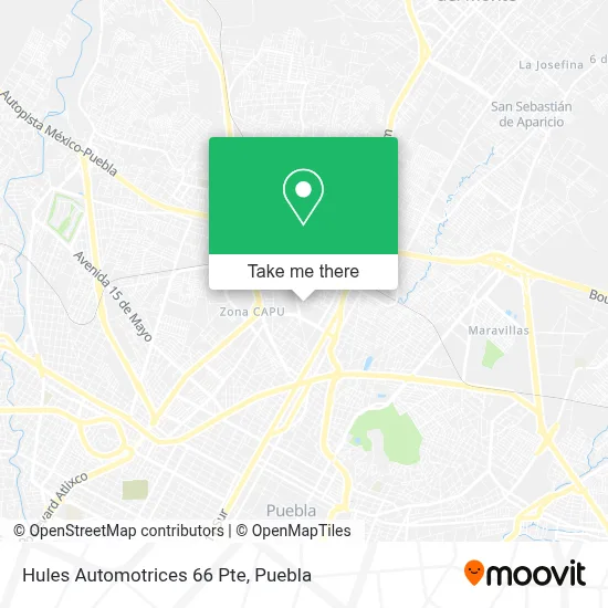 Hules Automotrices 66 Pte map