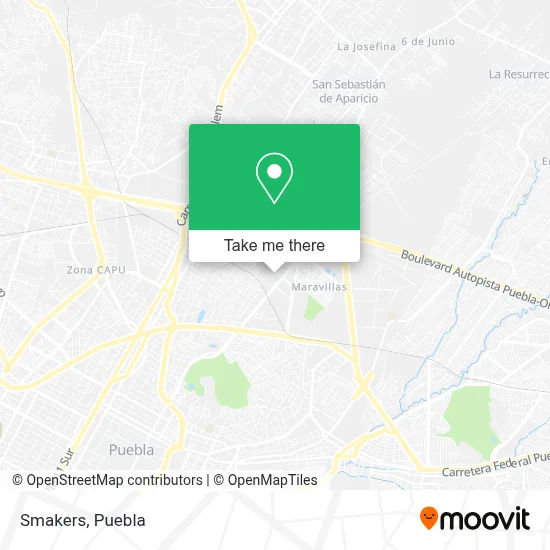 Smakers map