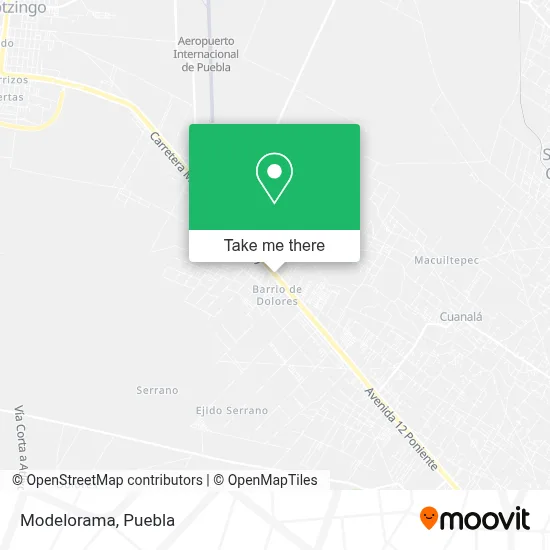 Modelorama map