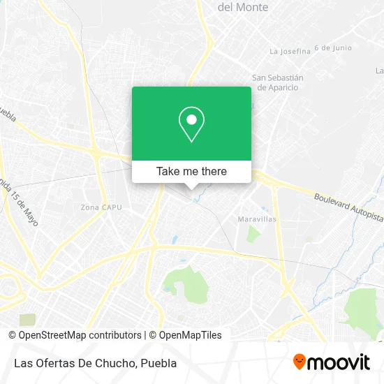 Las Ofertas De Chucho map
