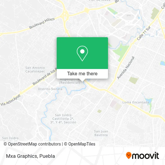 Mxa Graphics map