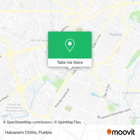 Habanero Chillis map