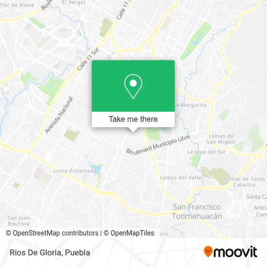 Rios De Gloria map