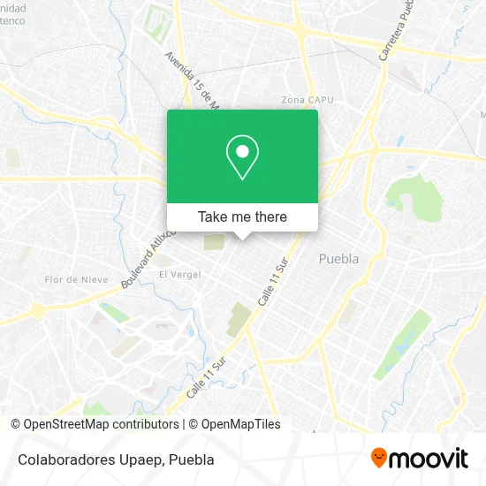 Colaboradores Upaep map
