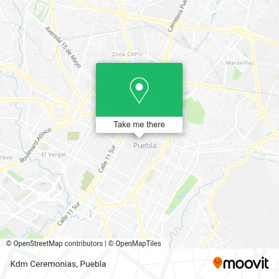 Kdm Ceremonias map