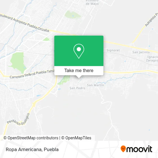 Ropa Americana map