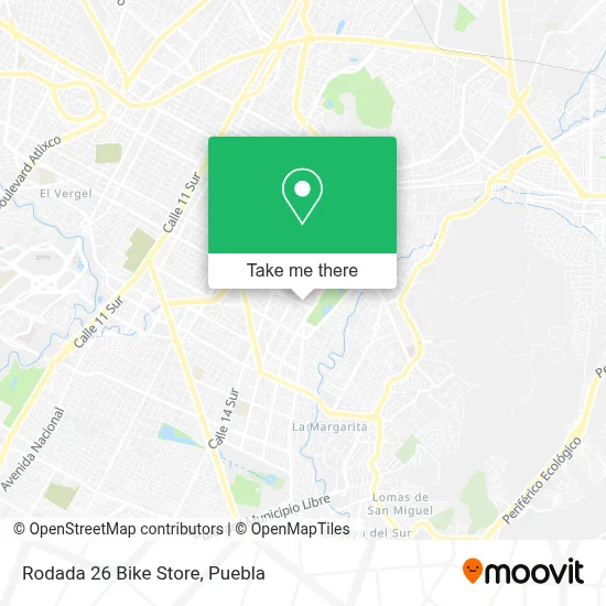 Rodada 26 Bike Store map