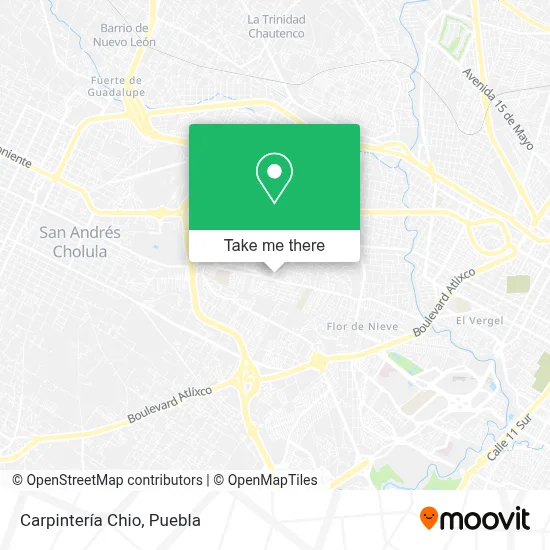 Carpintería Chio map