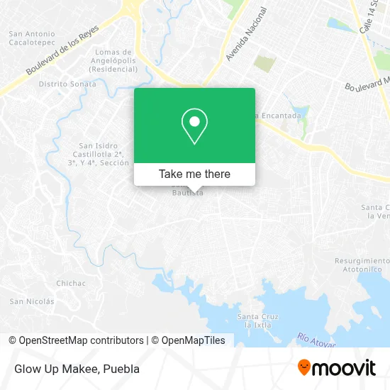 Glow Up Makee map