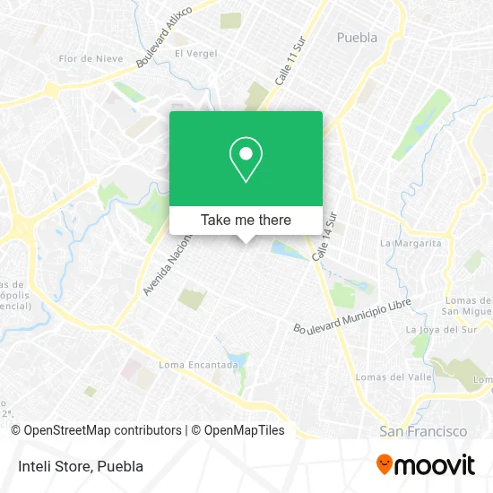 Inteli Store map