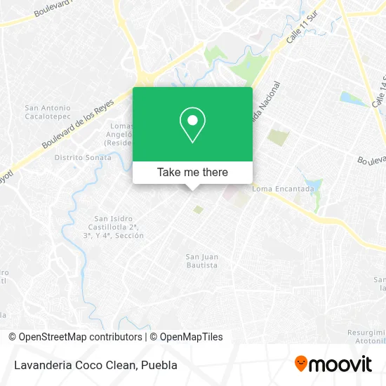 Lavanderia Coco Clean map