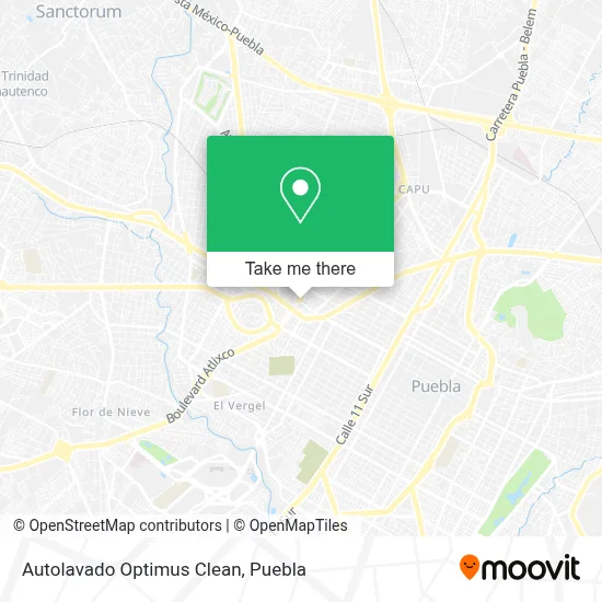 Autolavado Optimus Clean map