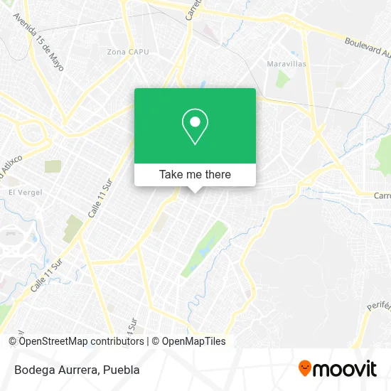 Bodega Aurrera map