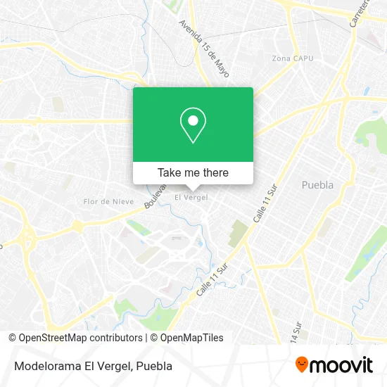Modelorama El Vergel map