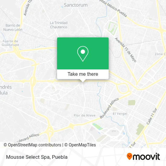 Mousse Select Spa map